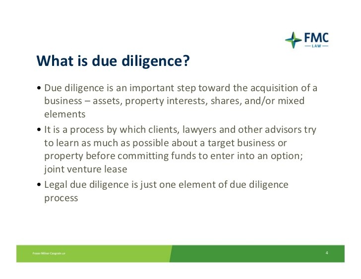 Environmental Due Diligence Ten Key Steps