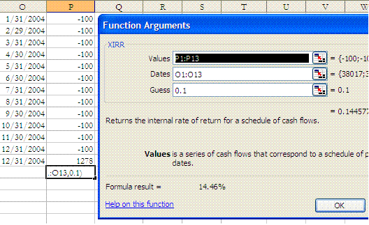 Figure out your rate of return