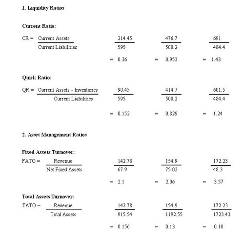 Financial Ratio Analysis