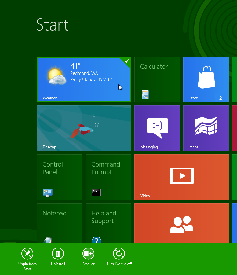 Getting around in Windows 8