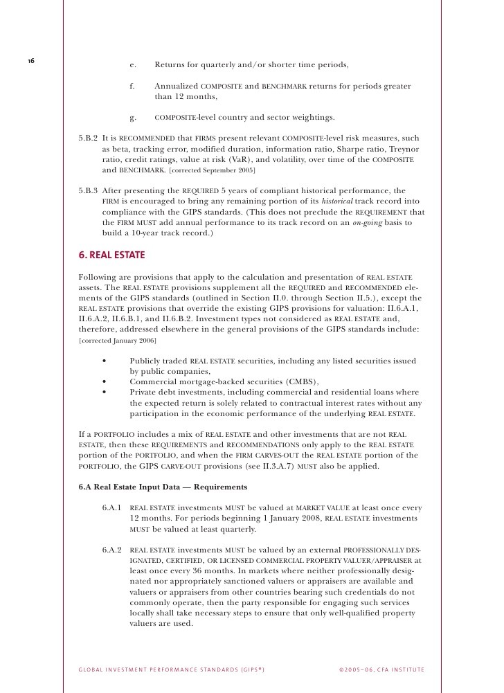 New private equity provisions added to Global Investment Performance Standards (GIPS(R))