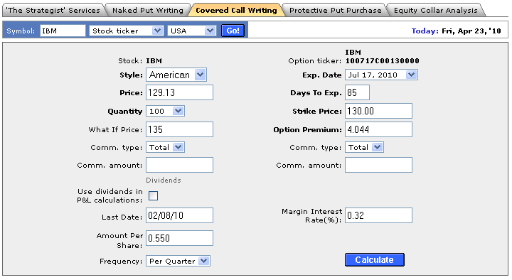 Good Stocks for Covered Call Writing