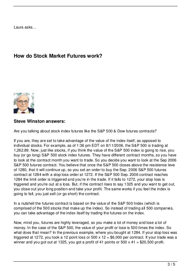 How Does a Stock Index Work