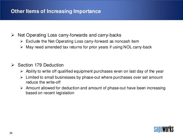 How To Analyze Tax Returns For Cash Flow