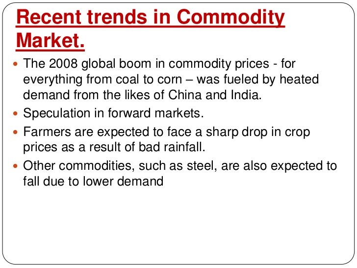 Introduction to Commodities and Futures