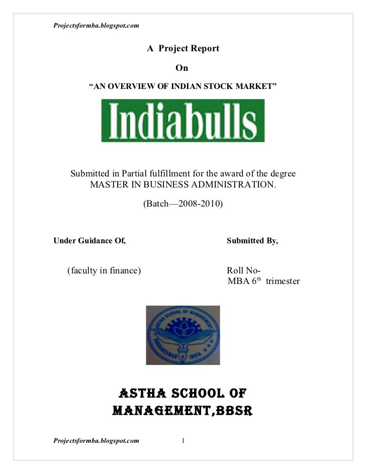 Overview basics of the Indian Securities Market