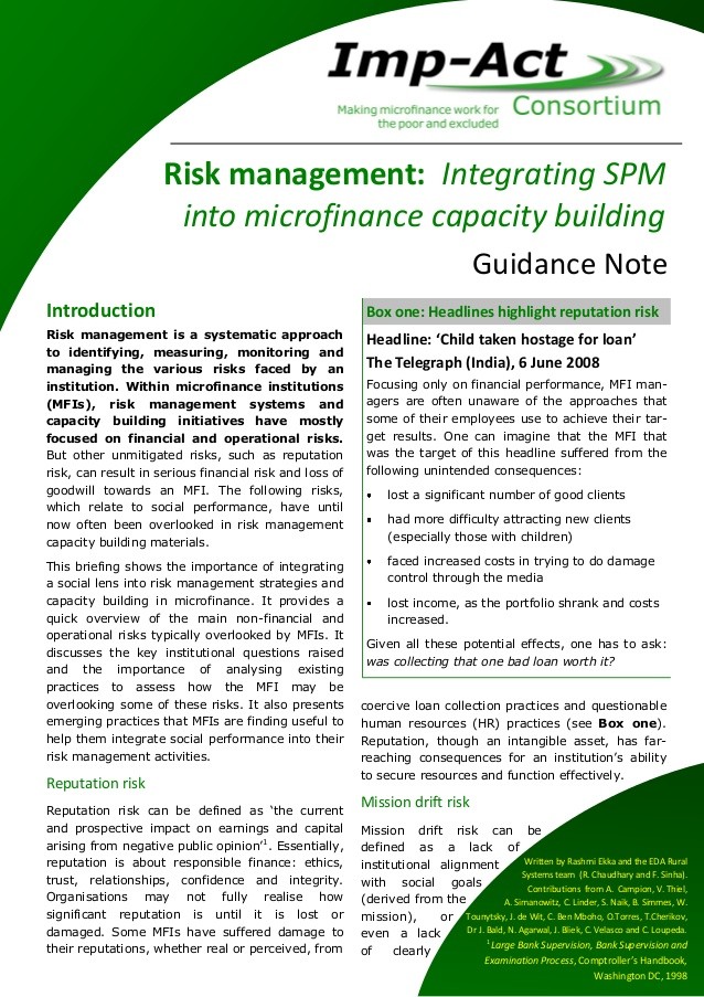 RISK MANAGEMENT PROTECTING PERSONAL and INSTITUTIONAL PORTFOLIOS Risk Management