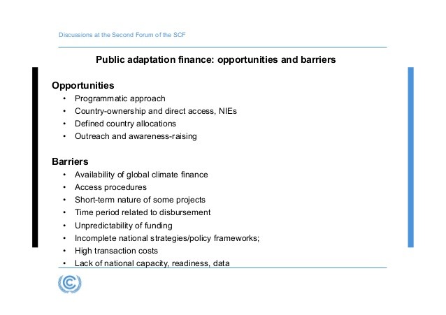 The Difficulty of Defining Adaptation Finance