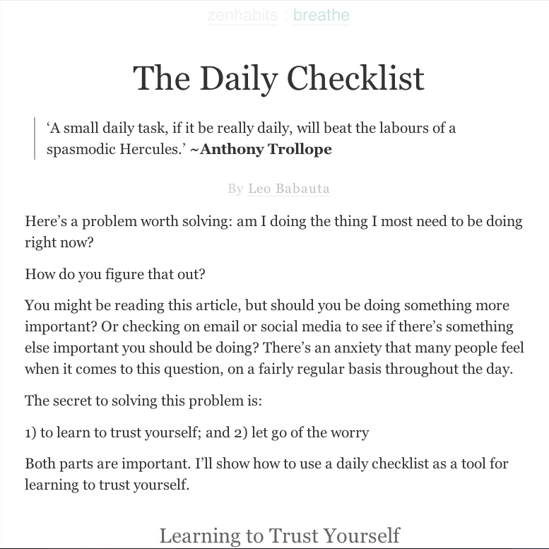 The Power of Habit Investments zen habits The Power of Habit Investments zen habits