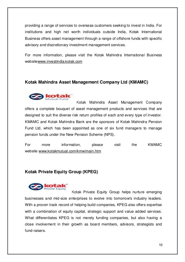 Types of Risk Profiles Kotak Wealth Management