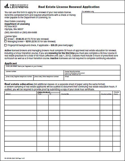 WA State Licensing (DOL) Official Site How to get your real estate broker s license WA State Licensing (DOL) Official Site How to get your real estate broker s license