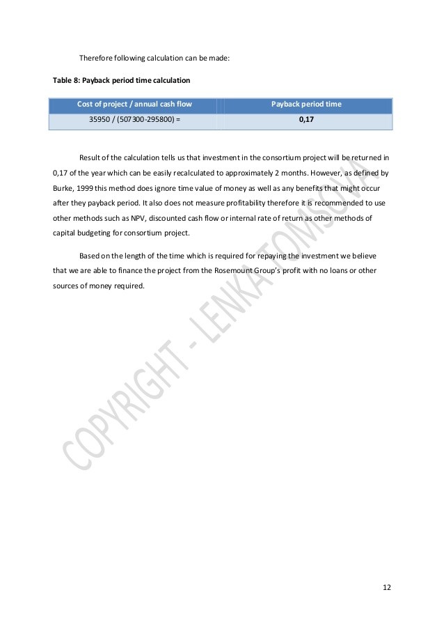 Watch online Capital Budgeting Part One Introduction And Payback Period ~ March 2015 from