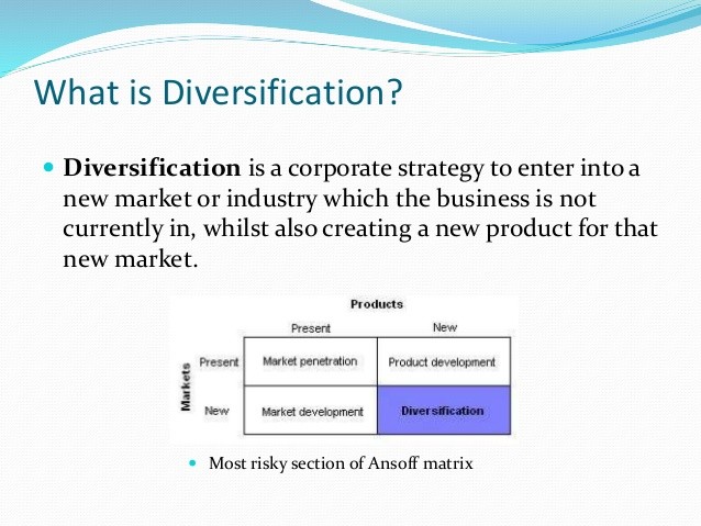 What Is Diversification