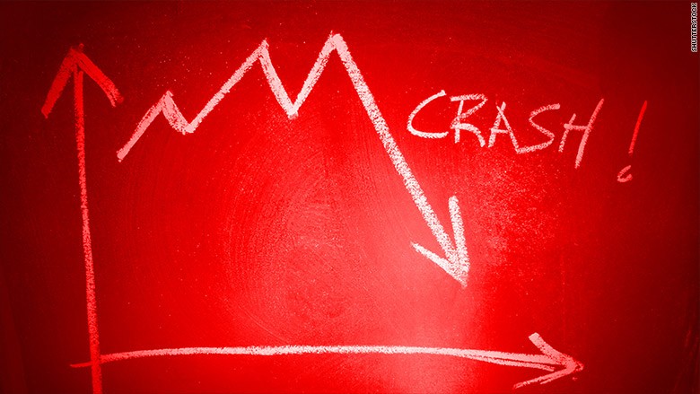 How do investors lose money when the stock market crashes