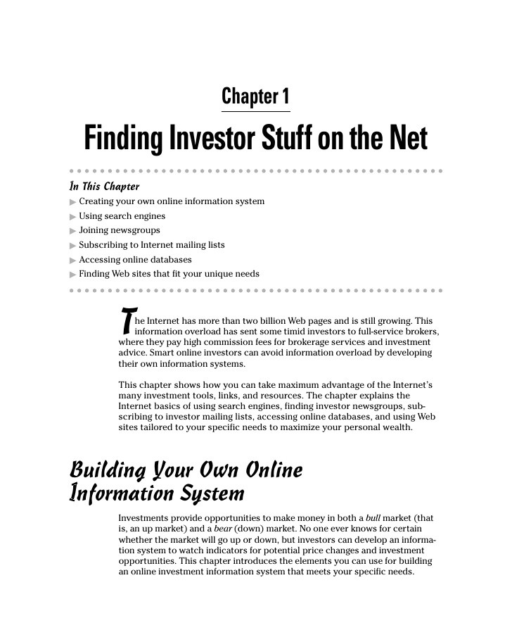 A Few Example Investment Portfolios For Dummies