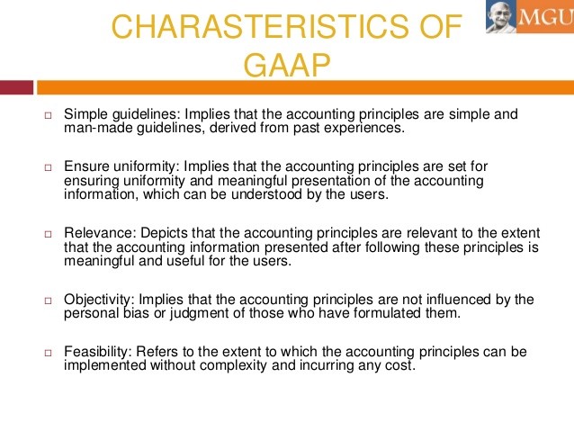 Accounting Principles and Guidelines