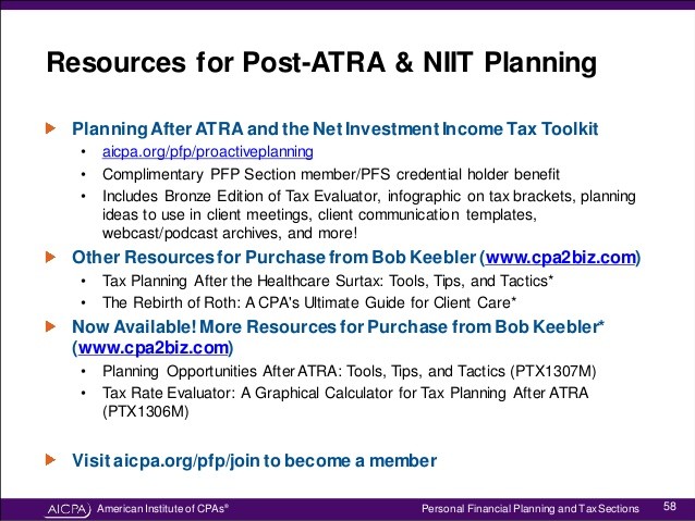 AICPA Taxation of Exchange Traded Notes