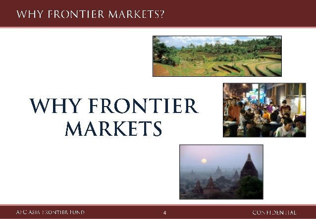 Asia Frontier Capital Lt a fund management company managing equities in Asian frontier