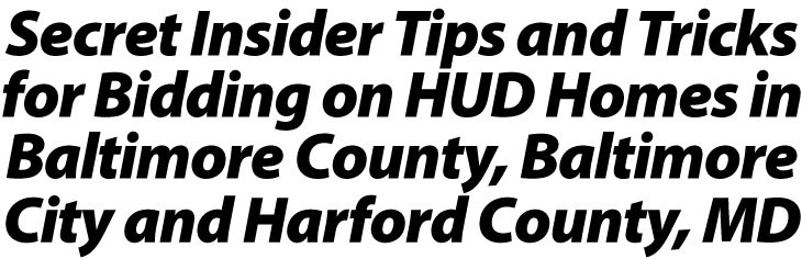 Buying a HUD Foreclosure Learn some key tips