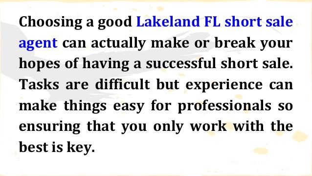 Choosing a Short Sale Realtor