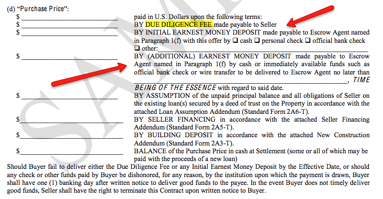 Earnest money deposit a short tutorial