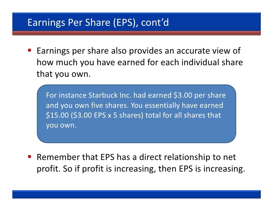 Calculating the Earnings Per Share (EPS) Ratio For Dummies
