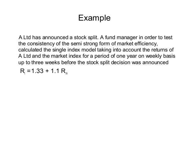 Index Funds Efficient Markets Hypothesis