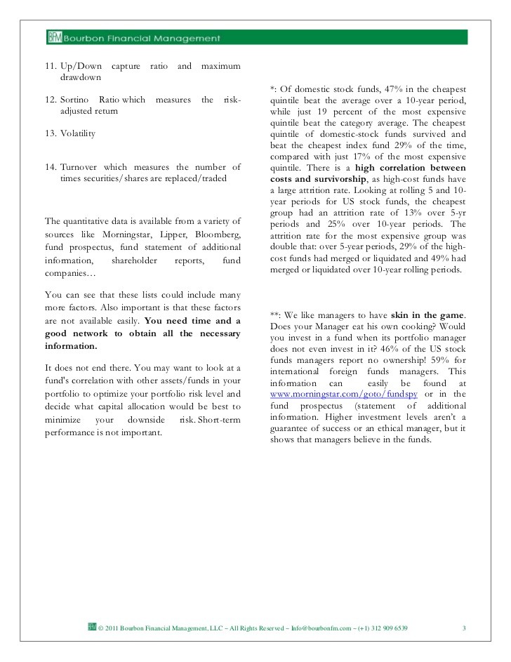 ETFs and Risk Measurement Sharpe Treynor and Sortino Ratios For Dummies