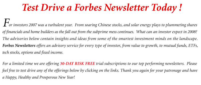 Forbes Newsletters