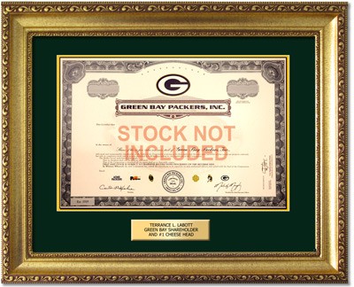 Green Bay Packers Stock Offering Packers 12 Shareholders 0