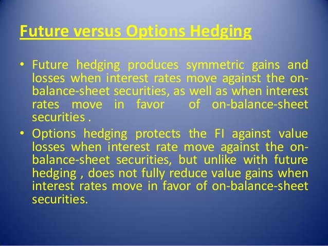 Hedging with Options The Basics Financial Web