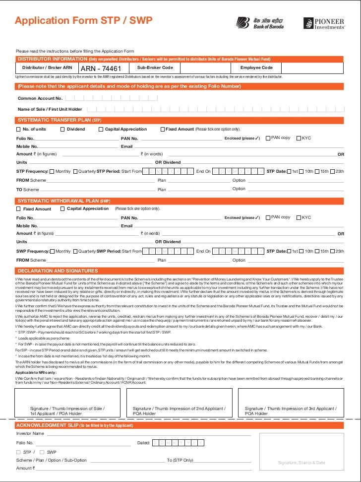 How to redeem mutual funds units Procedure and Forms to fill