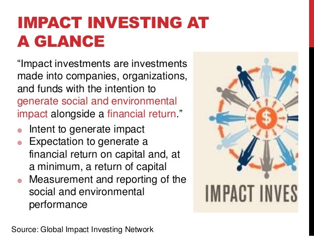 Impact investing Happy returns