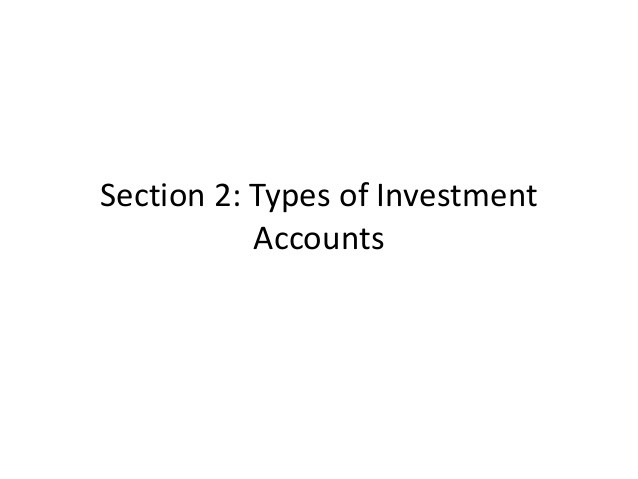 Investing 101 Types Of Investments