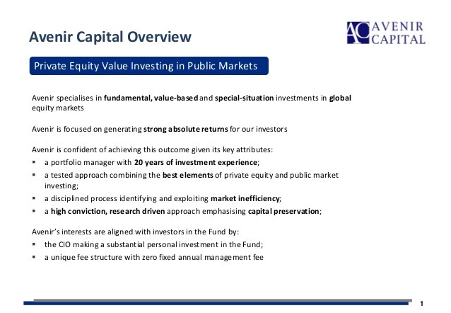 Investing in Global Value Funds