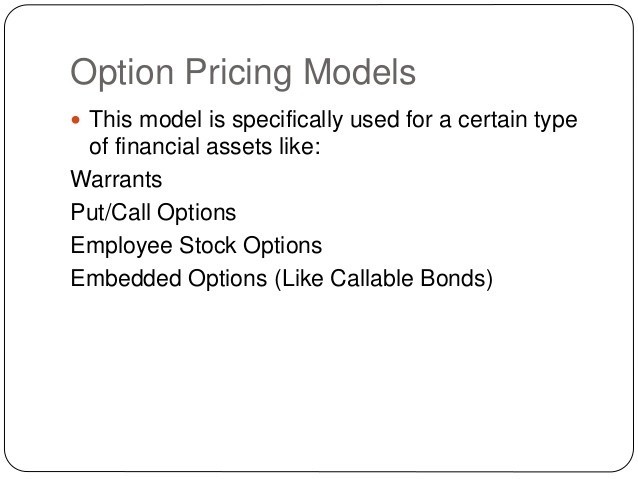 Model for valuing bonds and embedded options