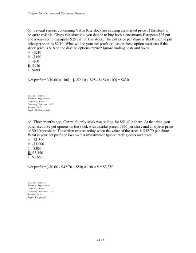 MULTIPLE CHOICE CHAPTER 9 (95) Required return 1) If in the opinion of a given investor a stock’s