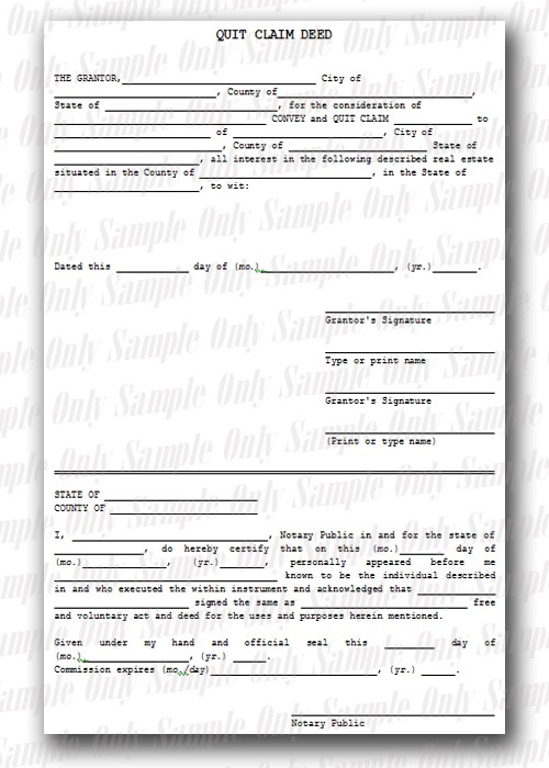 What is a Quick Claim Deed