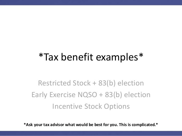 Stock Options Restricted Stock And Taxes