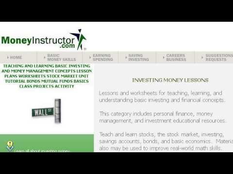 The Stock Market Game Simulation Lesson Plans for Kids