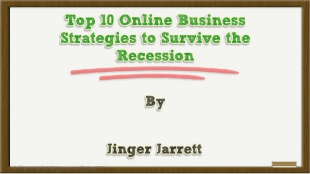 Top 10 Reasons to Start a Business in a Recession