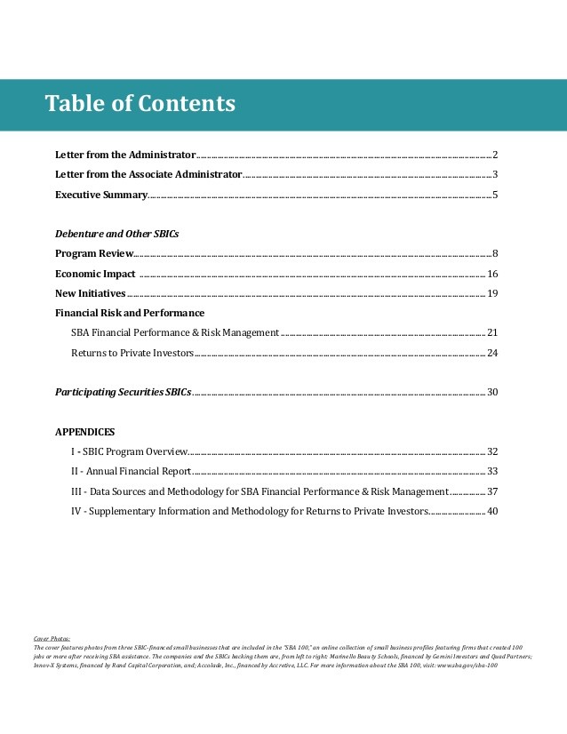 Valuation Guidelines for SBICs