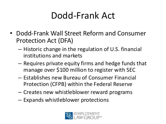 What The Dodd Frank Act Means To Hedge Funds