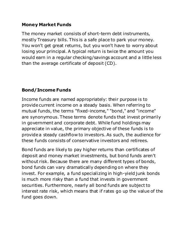 Are Money Market Funds a Good Place to Park Your Cash