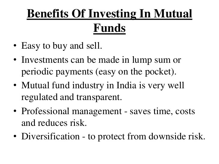 Benefits of Mutual Fund