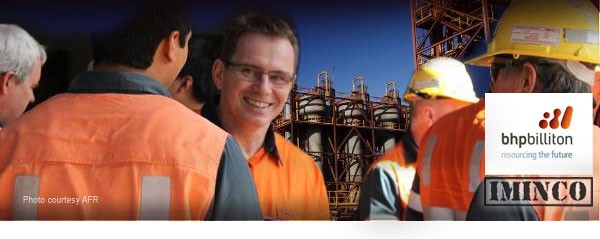 BHP Billiton jobs outlook iMINCO Mining Training Information