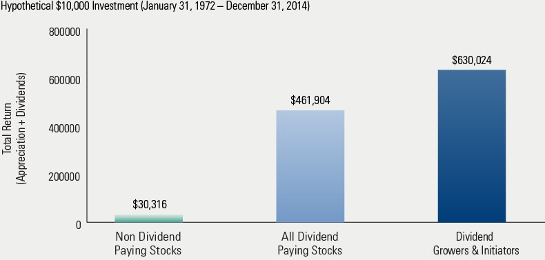 Building Wealth through Dividend Growth Stocks