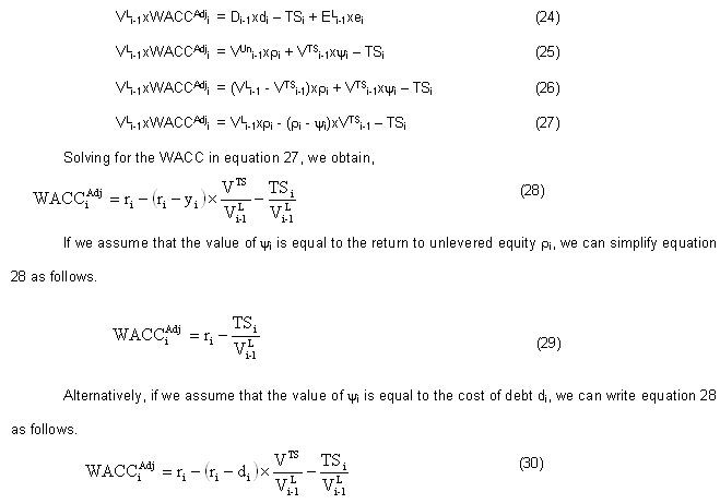 Calculating the Weighted Average Cost of Capital (WACC)