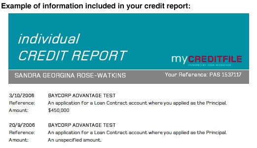 Credit Report Information