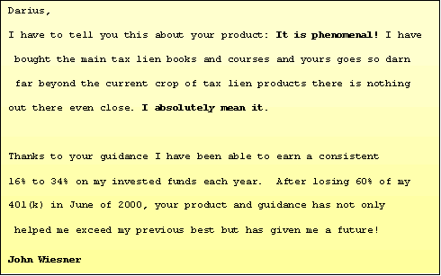 Darius Barazandeh Tax Lien Investing Everything You Wanted To Know About Tax Lien Purchases